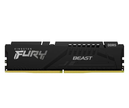 Pamięć RAM DDR5 Kingston FURY 16GB (1x16GB) 6400 CL32 Beast Czarny